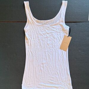 Halogen Classic White Tank Top XS
